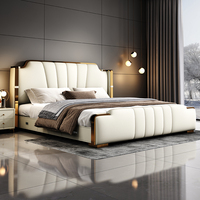 Sofá Cama de Lujo Moderno para Bodas, Diseño Doble Simple, Respaldo Suave de Alta Gama, Almacenamiento Multifuncional de Madera