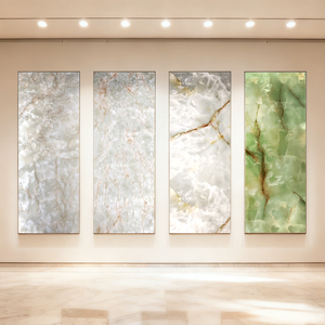 Pannello Murale in PVC Effetto Marmo Resistente all'Umidità per <span class=keywords><strong>Rivestimento</strong></span> Pareti Interne - Product Image 1