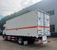 Camión Caja Personalizado Shacman Sitark HOWO FAW 6.8m 9.8m 6x4 8X4, Camión a Prueba de Explosiones para Pirotecnia y Detonadores