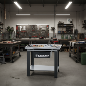 Fasano Tools Steel Workbench With <b>Drawer</b> And Shelf 130cm Width For <b>Workshop</b> Use - Product Image 3
