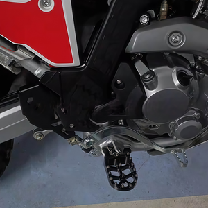 Repose-pieds de moto en alliage d'aluminium CNC, plateforme large antidérapante, ensemble de repose-pieds pour moto tout-terrain 125cc 250cc, rénovation/mise à niveau RSP - Product Image 3