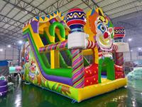 Novaspark Bunte PVC Aufblasbare Wasserrutsche mit Einfachem Aufbau für Kinder Familienunterhaltung und Outdoor-Spiele