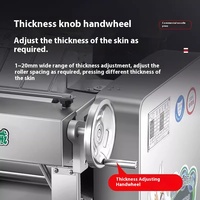 Nouvelle machine à pain automatique à grande vitesse, conversion de fréquence, silencieuse, en acier inoxydable, laminoir à pâte, presse à farine