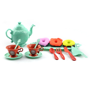 Semblant jouer enfants cuisine ensemble de thé après-midi thé jouets avec moment heureux - Product Image 1