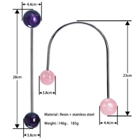 Vente en Gros d'Usine Baguette de Plaisir en Acier Inoxydable Point G Original Pop Masseur Féminin Outils Jouets Dildo Érotiques Sexuels