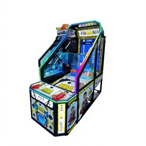 Máquina de Juego Arcade de Baloncesto NBA HGR, Operada con Monedas/Tarjetas, con Pantalla de Puntuación, 100W, 110V/220V, 1450x700x750mm - Product Image 1
