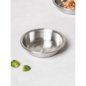 Plat circulaire en verre en acier inoxydable fait à la main motif ovale personnalisable assiette à dîner durable pour hôtels mariages acheteur commercial - Product Image 1