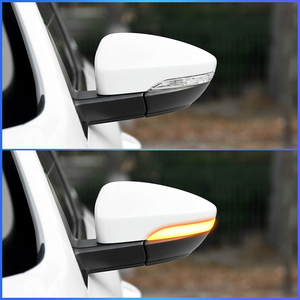 Rétroviseur latéral à LED avec clignotant séquentiel à défilement pour VW Scirocco CC Magotan Sagitar Bora Beetle pour ateliers <span class=keywords><strong>de</strong></span> <span class=keywords><strong>tuning</strong></span> automobile - Product Image 2