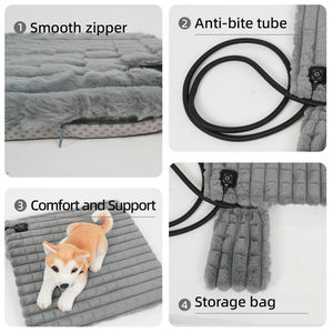 Coussin chauffant USB pour animaux de compagnie Tapis d'hiver imperméable pour chien et chat avec 5 niveaux de chauffage - Product Image 2