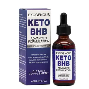 Hot Sale keto Diet Drops with BHB Exogenous Ketones Fat Burner Appetite Suppressant Natural Keto Weight Loss