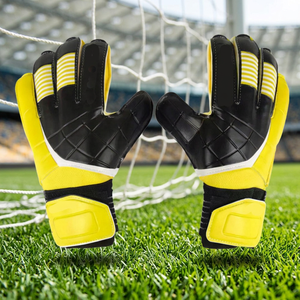 Gants de gardien de but de football professionnel coupés gants d'entraînement sportif de paume plate pour des gants de gardien de but de football Logo personnalisé imprimé - Product Image 3