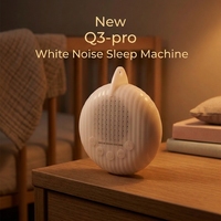 Machine à bruit blanc pour le sommeil, 29 sources sonores, détection automatique des pleurs de bébé, alimentation par piles, veilleuse douce, aide au sommeil apaisante pour bébé