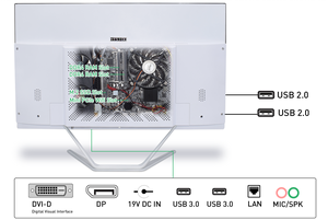 Hystou 27-inch n-vidia chơi game AIO Máy tính để bàn PC Core I7-11700F Gamer với <span class=keywords><strong>4GB</strong></span> <span class=keywords><strong>DDR4</strong></span> <span class=keywords><strong>RAM</strong></span> chuyên dụng thẻ All-in-One LED/LCD hiển thị" - Product Image 5