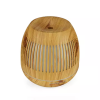 400ml Tuya WiFi Smart Aroma Diffuseur Bois Grain Ultrasonique Huile Essentielle Désodorisant avec Surveillance en Temps Réel pour la Maison