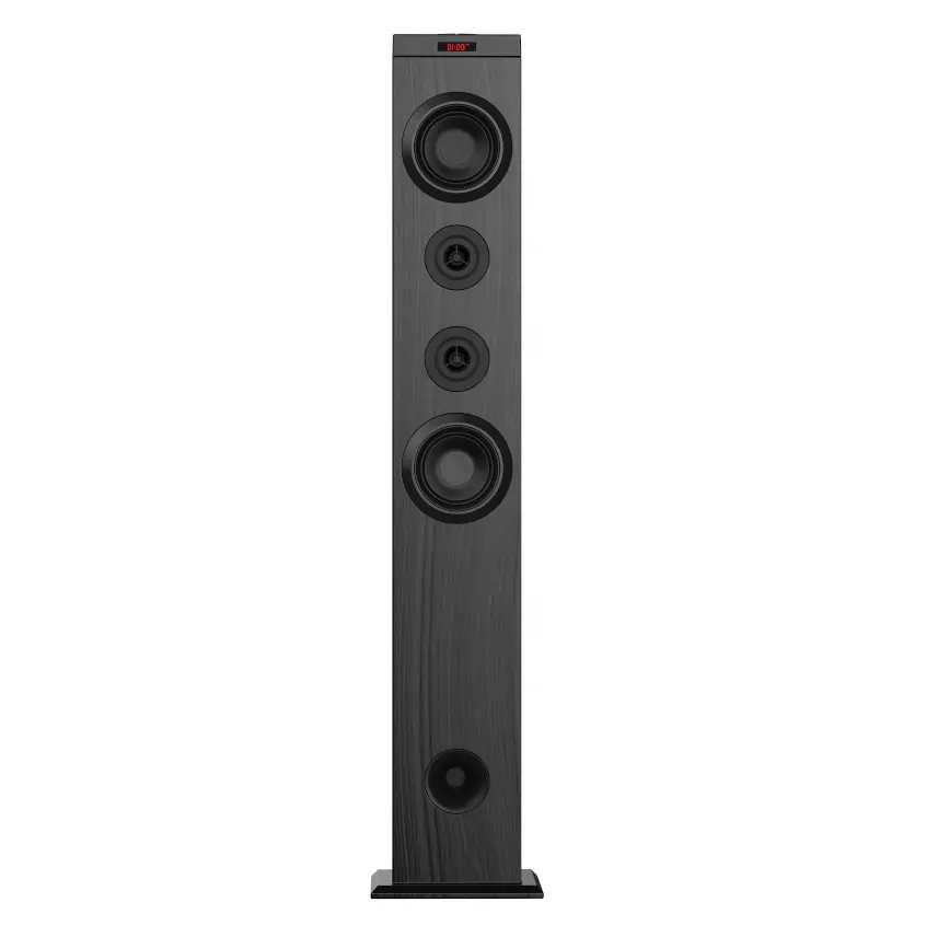 new listing classical black home theater system tower speaker dancing water light tower speaker 2.1 sound system tower speaker