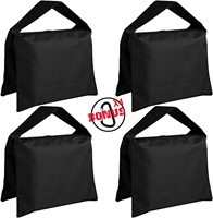 Sacs de sable vides pour tente, sacs de sable en bâche, poids photographique, 4 paquets