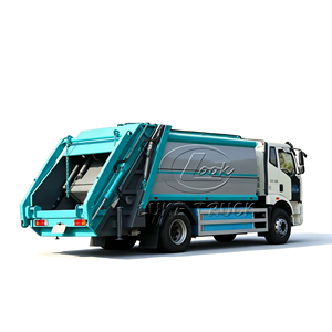 Camion à ordures compacteur FAW 4x2 13CBM, véhicule de collecte des déchets hydraulique pour l'assainissement urbain - Product Image 6