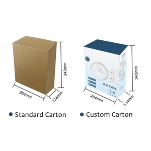 Giá cả thuận lợi du thuyền phụ kiện hoàn chỉnh 360 ° Directional luồng không khí 12V RV quạt điện cho Caravan - Product Image 6