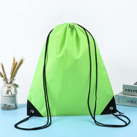 Sac de sport en polyester 210D avec cordon de serrage, personnalisable, idéal pour les voyages, les activités de plein air et la vie quotidienne