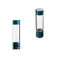 1 bouteille d'eau avec système d'électrolyse pour eau quotidienne, Rechargeable par Usb, avec tasse à Membrane Dupont, haute qualité