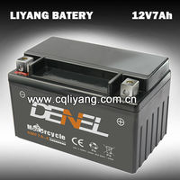 Universel Oem Denel 6mf7 Baterias Para Motos Batterie Plomb-acide pour 120cc Moto 12v 7ah Moto Batterie