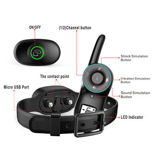<span class=keywords><strong>Collier</strong></span> <span class=keywords><strong>de</strong></span> <span class=keywords><strong>dressage</strong></span> <span class=keywords><strong>pour</strong></span> <span class=keywords><strong>chien</strong></span>-<span class=keywords><strong>Collier</strong></span> <span class=keywords><strong>de</strong></span> choc à distance rechargeable étanche avec anti-éclatement et suivi GPS <span class=keywords><strong>pour</strong></span> les grandes races - Product Image 2