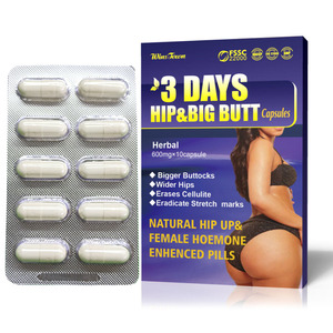 Cápsulas Herbales Wins Town 3 Días Hip Up para el Cuidado de la Figura Femenina, Suplemento de 600mg, 10 Cápsulas, para Suplementos de Marca Privada OEM ODM - Product Image 2