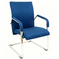 Chaise de bureau élégante et confortable avec dossier en maille fixe de qualité supérieure pour les zones de réception et de bureau