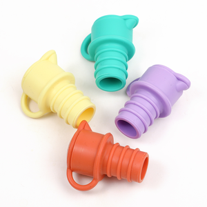 Wholesale Silicone Bottle Stoppers, Vacuum Seal Freshness Lids for Drink Bottles, <b>Spice</b> <b>Jars</b>, Multi-Purpose Party Stoppers - Product Image 5