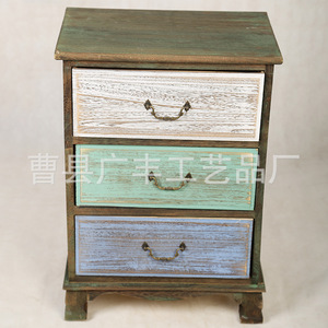 Meuble de rangement en bois pour salon avec tiroirs et paniers, organisateur multifonctionnel pour chambre à coucher - Product Image 3
