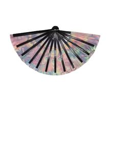 Abanico Plegable con Logotipo Personalizado Estilo Arte Folclórico 2024, Fabricado en Bambú y Tela con Impresión UV y Técnica de Pintura - Product Image 4