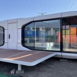 Casa Cápsula Espacial de 2 Dormitorios con Cocina, Estructura de Acero de Alta Calidad, Diseño Moderno Ecológico, Villa/Apartamento <span class=keywords><strong>Etong</strong></span> de 40 pies - Product Image 3
