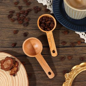 Ensemble de cuillères à mesurer en bois pour la cuisine, cuillères à mesurer en bois écologiques - Product Image 4