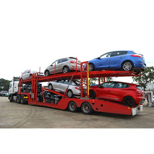 8/10 <span class=keywords><strong>voitures</strong></span> transportant véhicule voiture transporteur remorque voiture transporteur semi-remorque à vendre - Product Image 1
