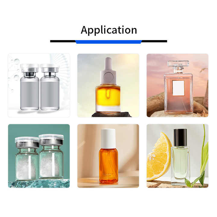 회전식 완전 자동 충전 및 캡핑 기계 플라스틱 병 포장 라인 바이알유리 미네랄 물병 유리