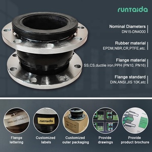 ข้อต่อขยายแบบยืดหยุ่นเหล็กโลหะราคาขายส่ง ข้อต่อยางขยาย - Product Image 4