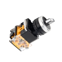 LA38 Série 22mm Plastique Sélecteur Rotatif Bouton Poussoir Longue Poignée 2 3 Position IP65 Niveau 1NO1NC/2NO Combinaison Max. 220V