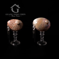 Décoration de maison de luxe, décorations de fête, accessoires pour la maison, intérieur moderne, ornements faits à la main en coquillages et en cristal