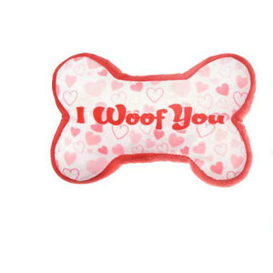 Fashion Romantic Pink Bone Plush Chew Heart Bone Shape <b>Dog</b> Gift Set Cute Stuffed Squeaky Valentine's Day <b>Dog</b> Toy - Product Image 5