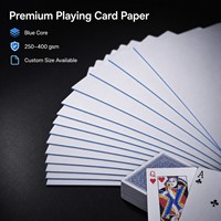 Carton de jeu de cartes personnalisé en papier coloré bleu, violet, vert, rouge, gris pour la fabrication de cartes de poker haut de gamme et de cartes à collectionner (TCG)
