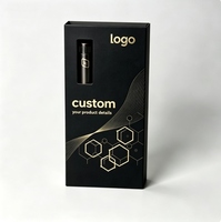 Boîte d'emballage magnétique personnalisée pour stylo jetable, conception gratuite, impression personnalisée, boîte en papier rectangulaire de 3 ml et 5 ml avec insert