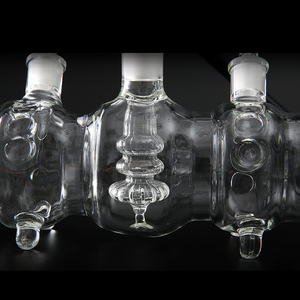 Édition de Noël Design Verre à haute teneur en borosilicate Narguilé Fumée Verre à eau Shisha Options personnalisées LED Tabak Saveur Set Bar Utilisation - Product Image 5