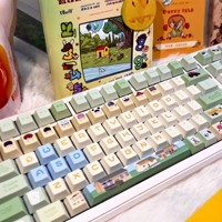 Jeu de touches de clavier mécanique personnalisées pour filles, thème dessin animé mignon, Sunny PBT, sublimation thermique, 128 touches