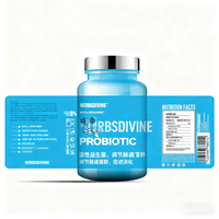 Étiquettes personnalisées en rouleau, étiquettes adhésives pour bouteilles, étiquettes en vinyle pour l'emballage de produits nutraceutiques