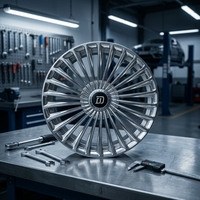 Jantes forgées de luxe 5x112 roues 19 20 21 pouces 8.5J/9.5J jantes en alliage poli pour Mercedes W212 S680 S450 Z233 W233