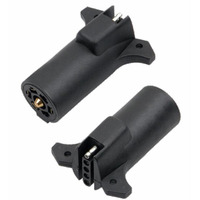 Amerikanischer 4-Wege-Stecker auf 4-Wege-Flachstecker, 7-poliger RV-Stecker auf 4-Flachstecker Anhänger-Kabeladapter, Anhängerstecker