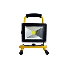 Energy saving portable rechargeable aluminum flood light outdoor waterproof 30w led solar floodlight