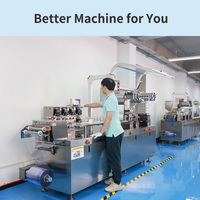 Machine d'emballage sous blister automatique 270 pour liquides (confiture, ketchup, chocolat, miel, beurre) avec cuillère, Guangzhou