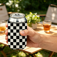 Vente en gros/sur mesure : Manchon isotherme en néoprène pour canettes de bière et de soda de 12 oz, avec impression par transfert thermique, 8 modèles