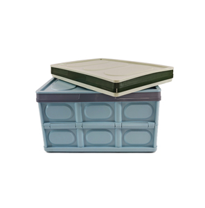 Caja de almacenamiento de plástico personalizada para almacenamiento y mudanza caja contenedora con tapa adjunta - Product Image 5
